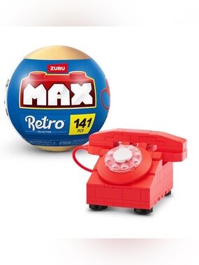 Zuru Max Premium Retro Building Bricks Collection Telephone